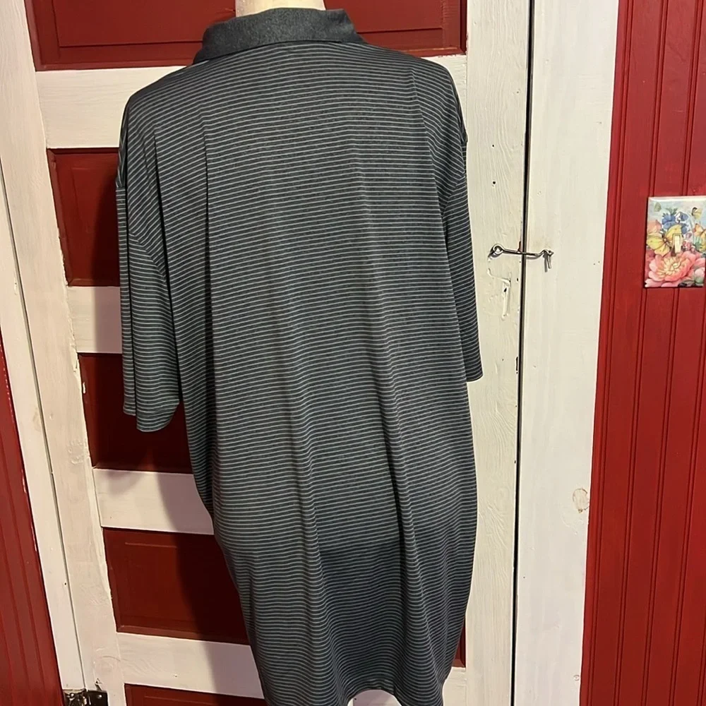 Callaway Golf Heather Micro Stripe Polo Black Heather, Men’s XL- NWT - Picture 5 of 7